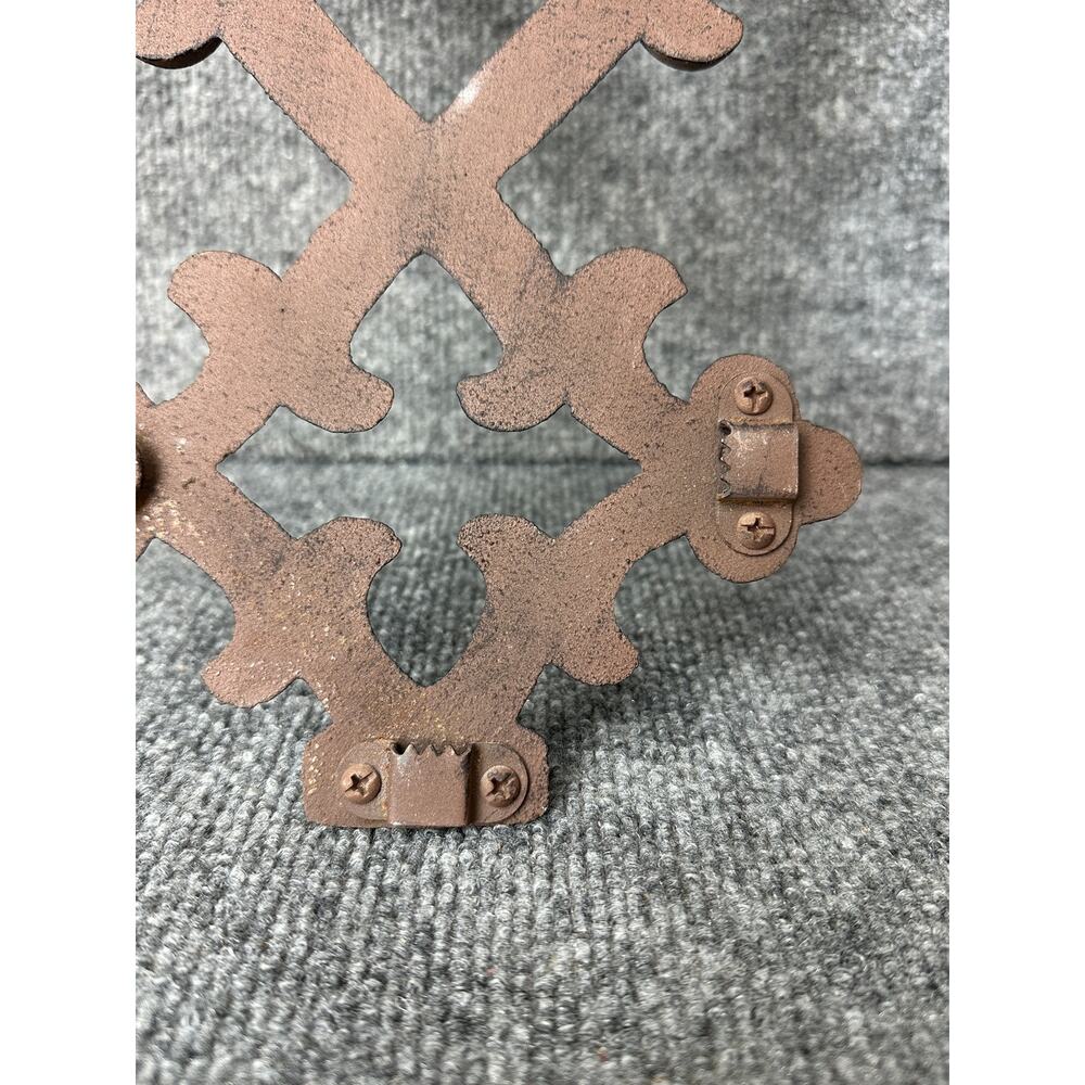 Southern Living at Home ornate architectural cast iron wall art decor rustic 25” - Picture 7 of 12